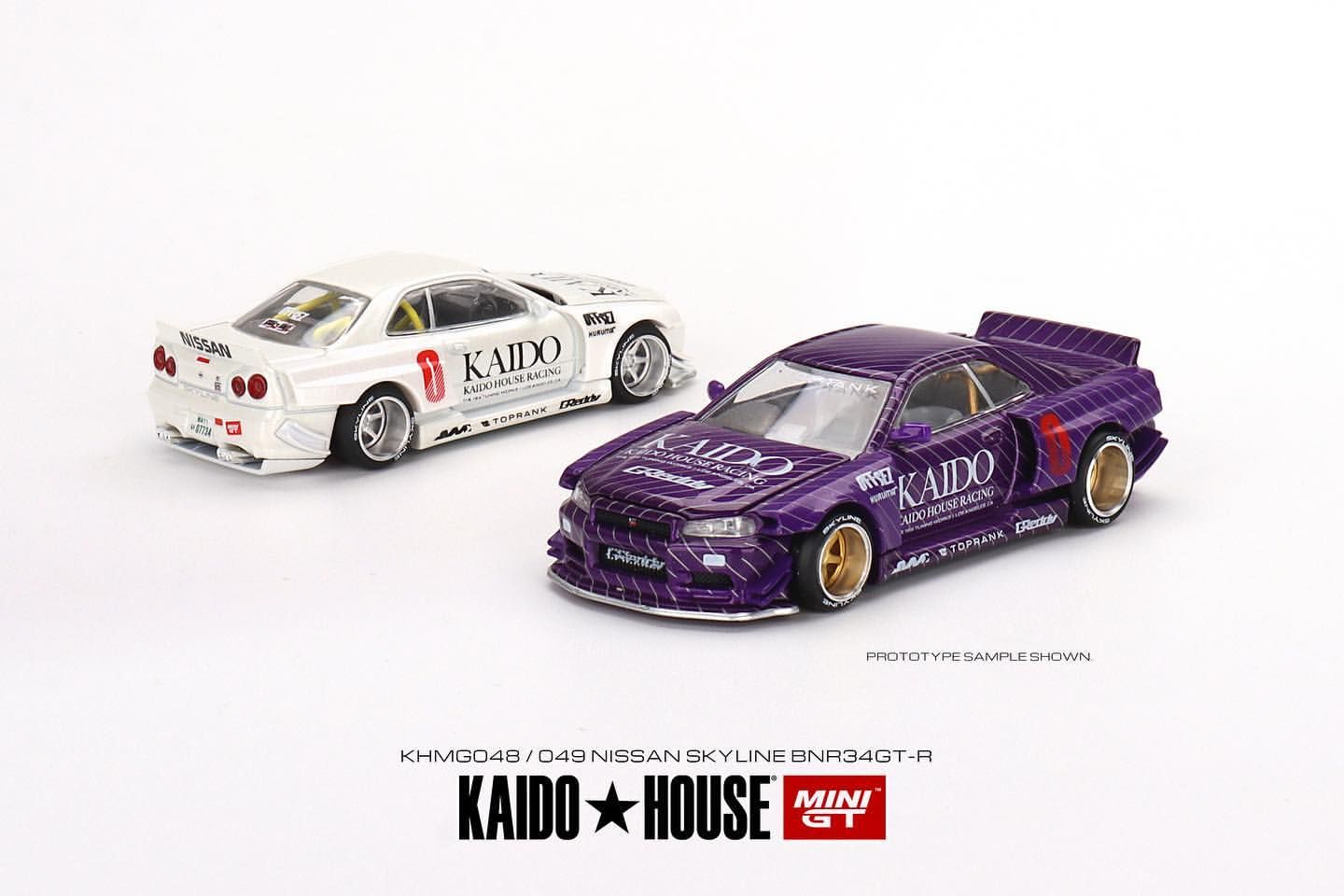 12ԤƷԤ Kaido X Mini GT ղBNR34 GT-R Kaido Works KHMG048 KHMG049 ٷδ˵ģǷ64